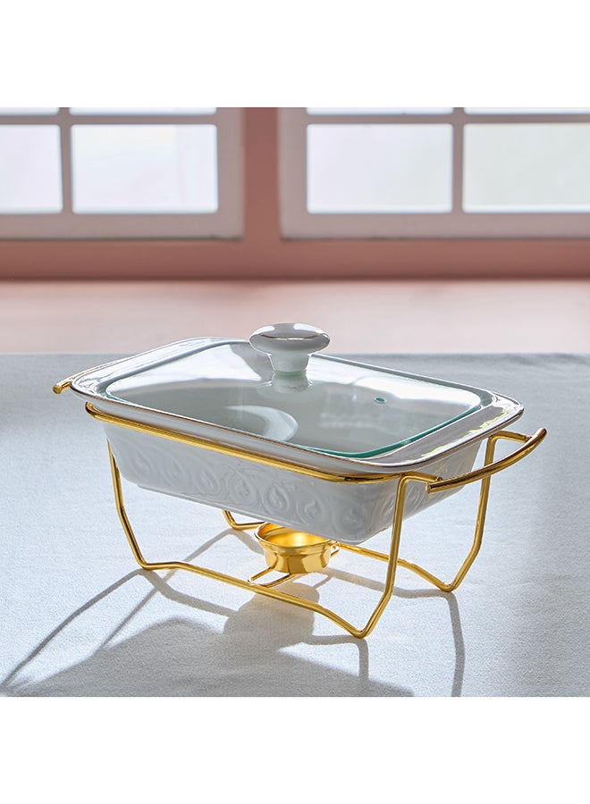 Home Box Luxe Rectangular Casserole with Glass Lid - Image 1